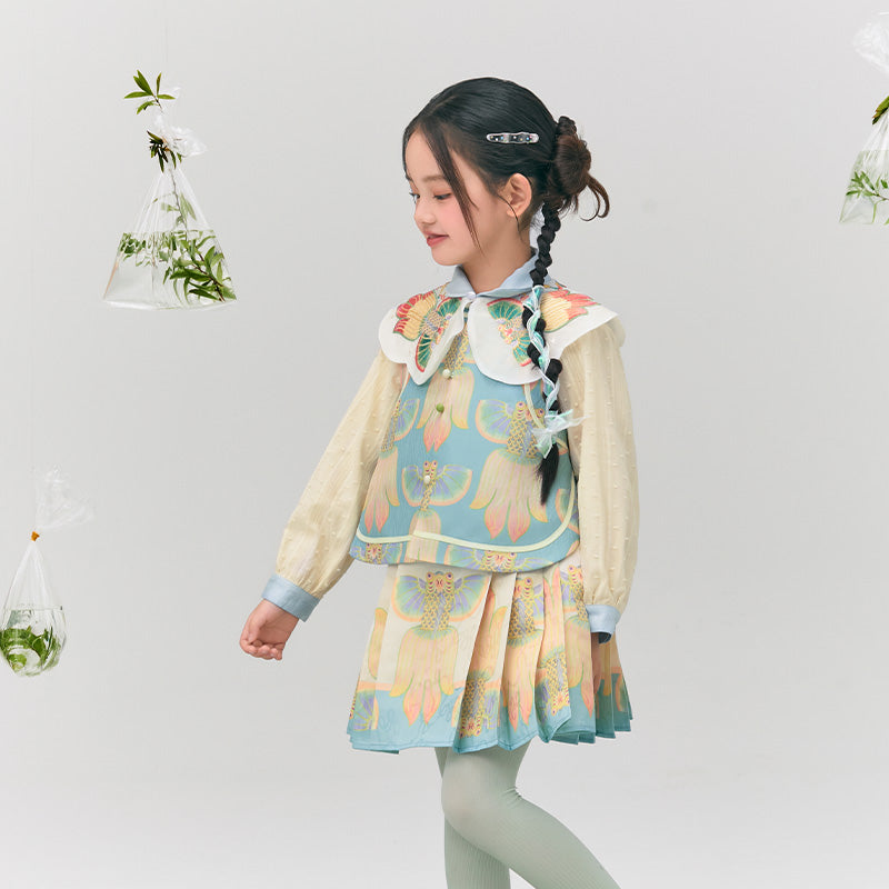 Glimmer Goldfish Vest 浮光跃金中式马甲