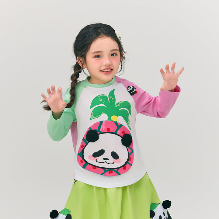 Panda & Fruit Long Sleeve T-Shirt 盼达果园长袖T恤