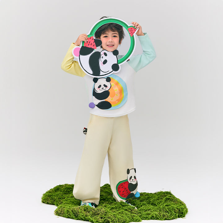 Panda & Fruit Pants 盼达果园长裤