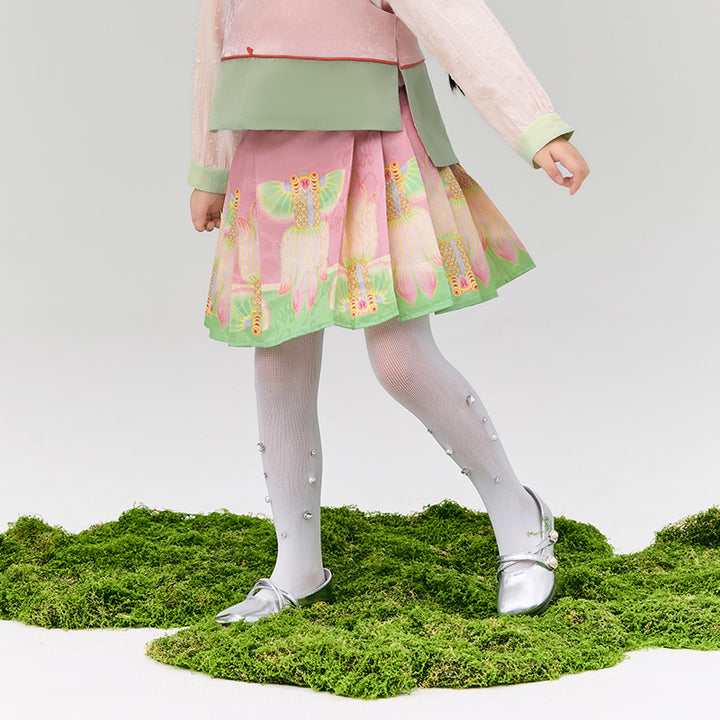 Glimmer Goldfish Pleaded Skirt 浮光跃金半裙
