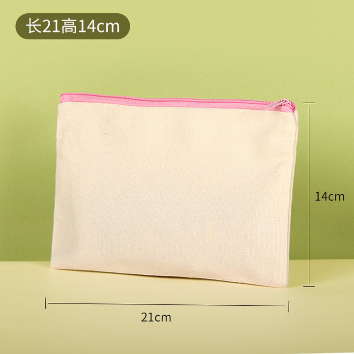 Custom Linen Zipper pouch