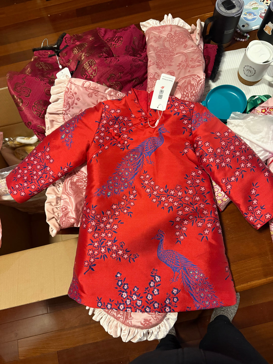 PADDED LONG SLEEVE WINTER TUNIC