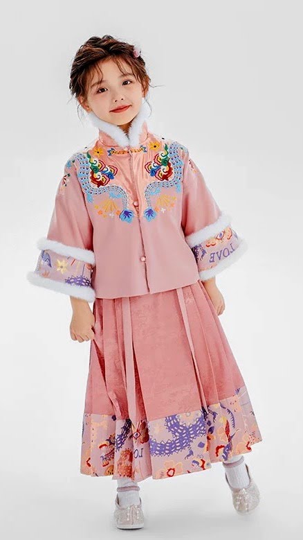 DRAGON YEAR CELEBRATION PLEATED SKIRT SET