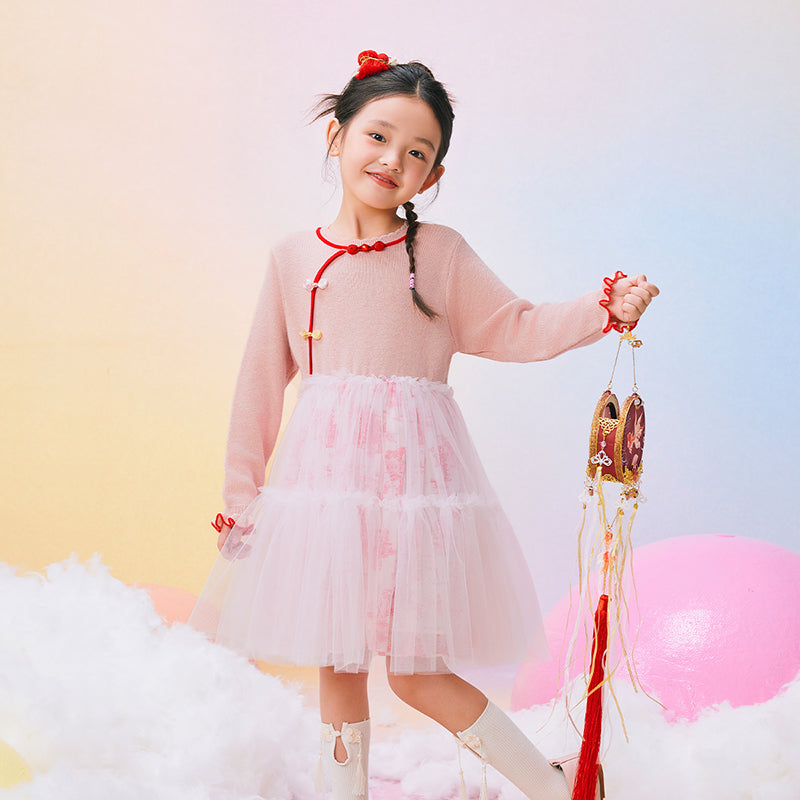 Mandarin Collar Tutu princess dress