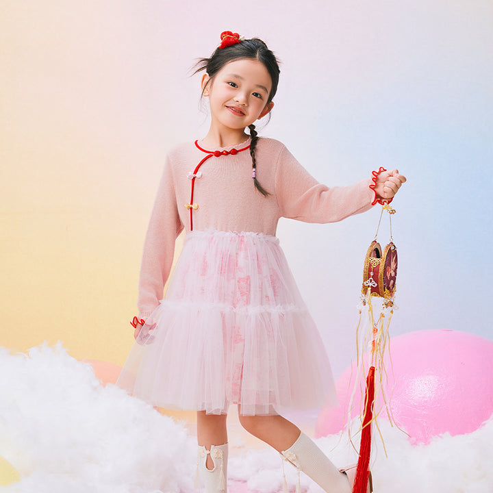 Mandarin Collar Tutu princess dress