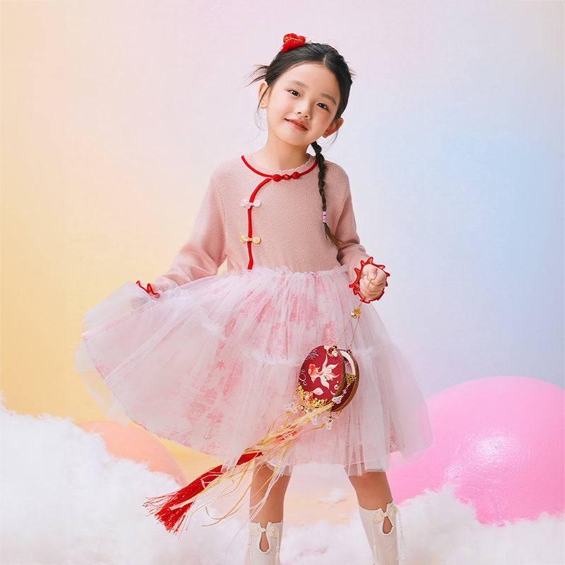 Mandarin Collar Tutu princess dress