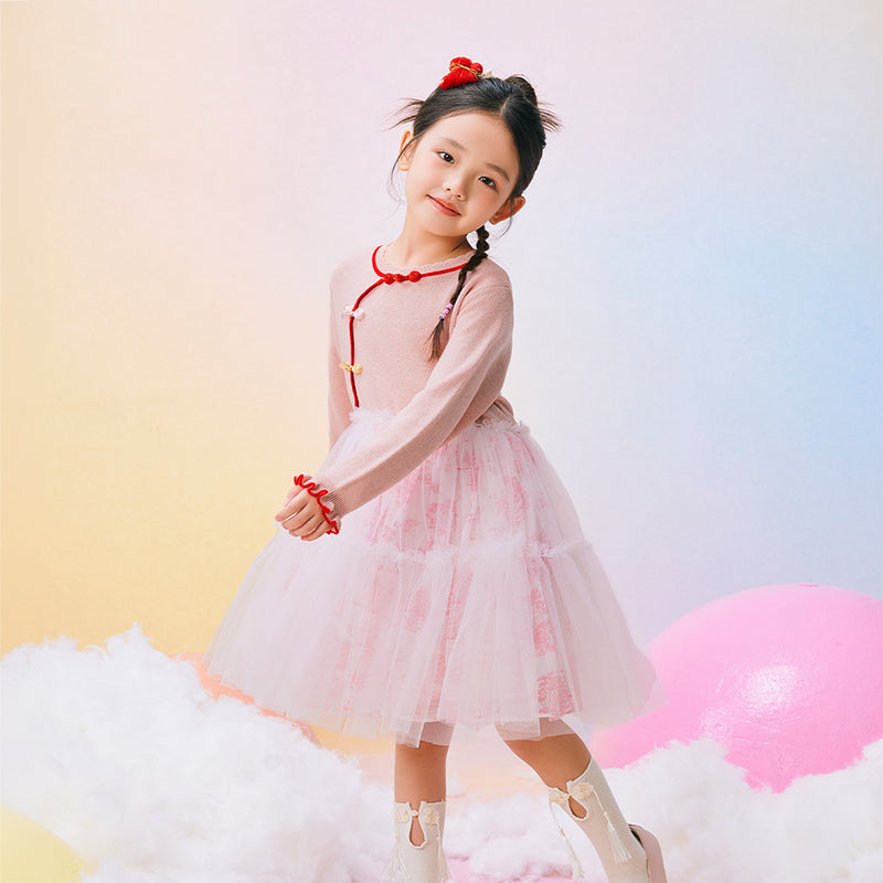 Mandarin Collar Tutu princess dress