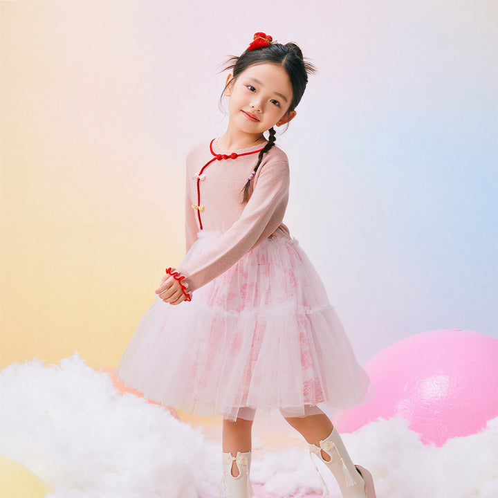 Mandarin Collar Tutu princess dress