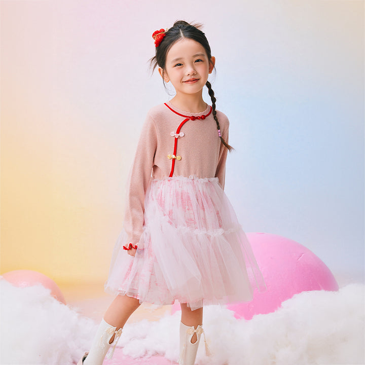 Mandarin Collar Tutu princess dress