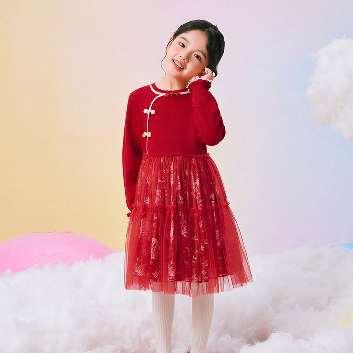 Mandarin Collar Tutu princess dress