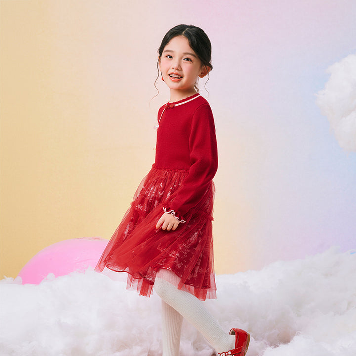 Mandarin Collar Tutu princess dress