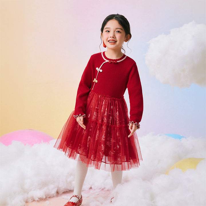 Mandarin Collar Tutu princess dress