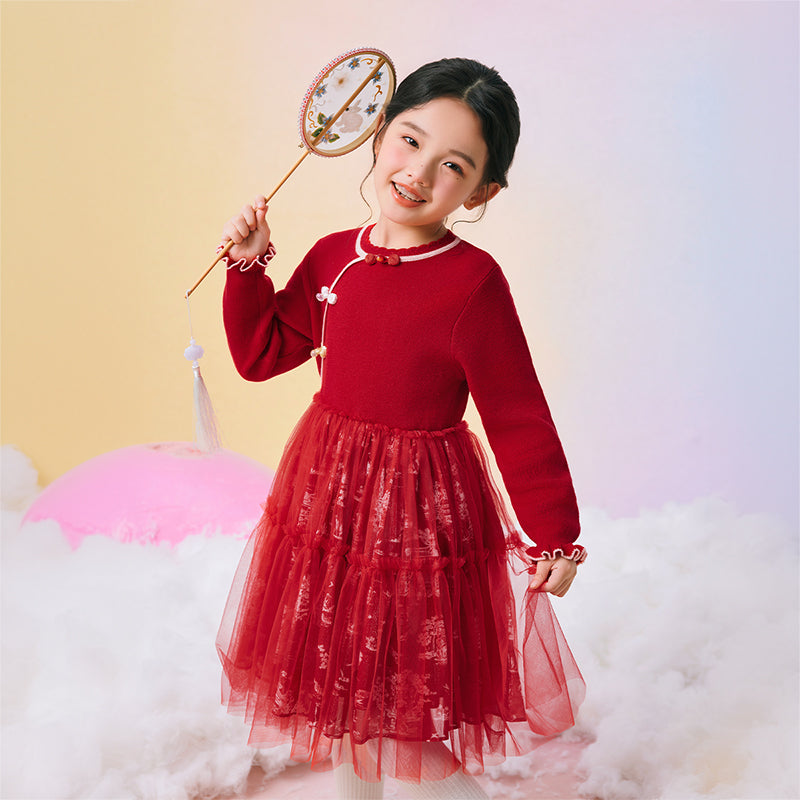 Mandarin Collar Tutu princess dress