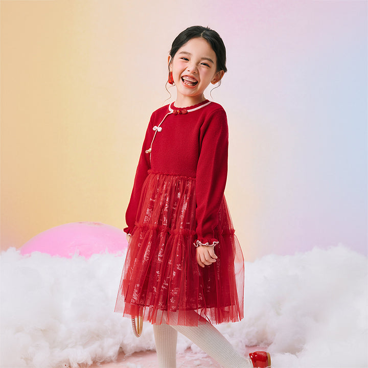 Mandarin Collar Tutu princess dress