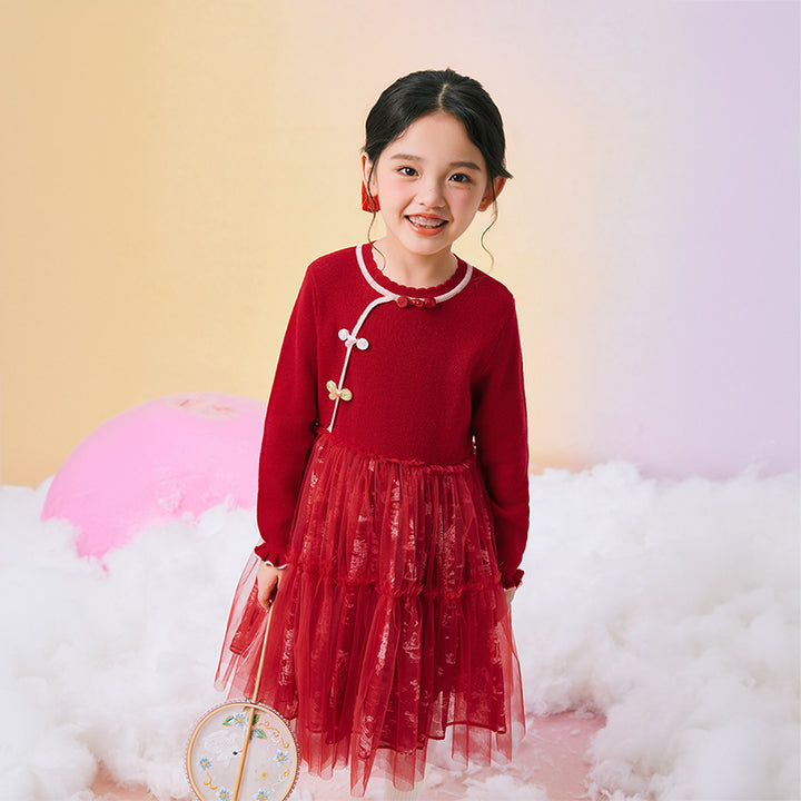 Mandarin Collar Tutu princess dress