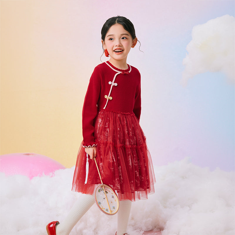 Mandarin Collar Tutu princess dress