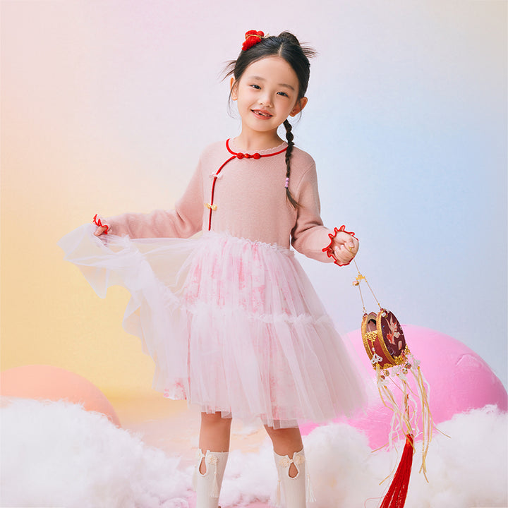Mandarin Collar Tutu princess dress