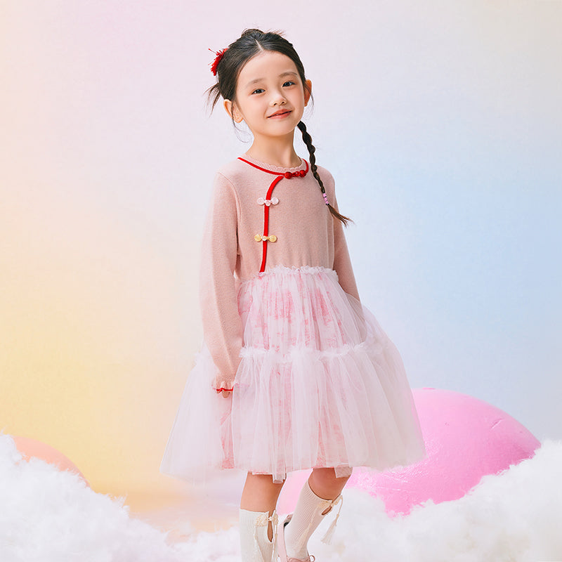 Mandarin Collar Tutu princess dress