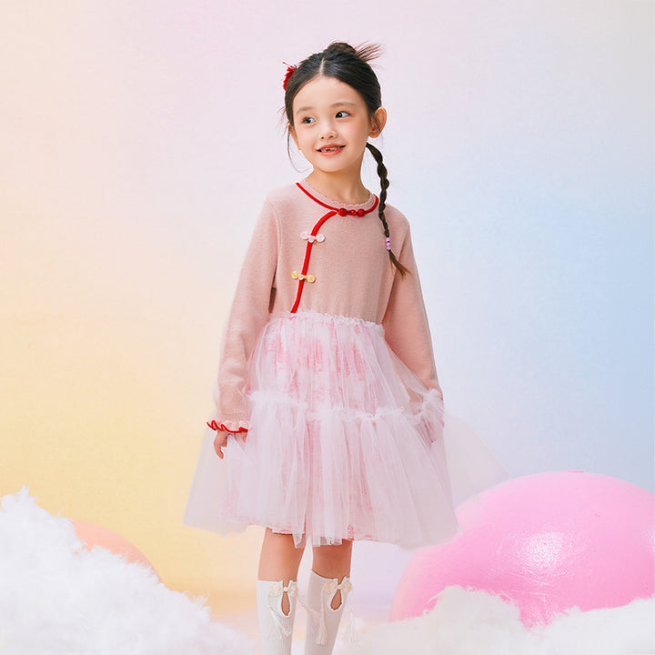 Mandarin Collar Tutu princess dress
