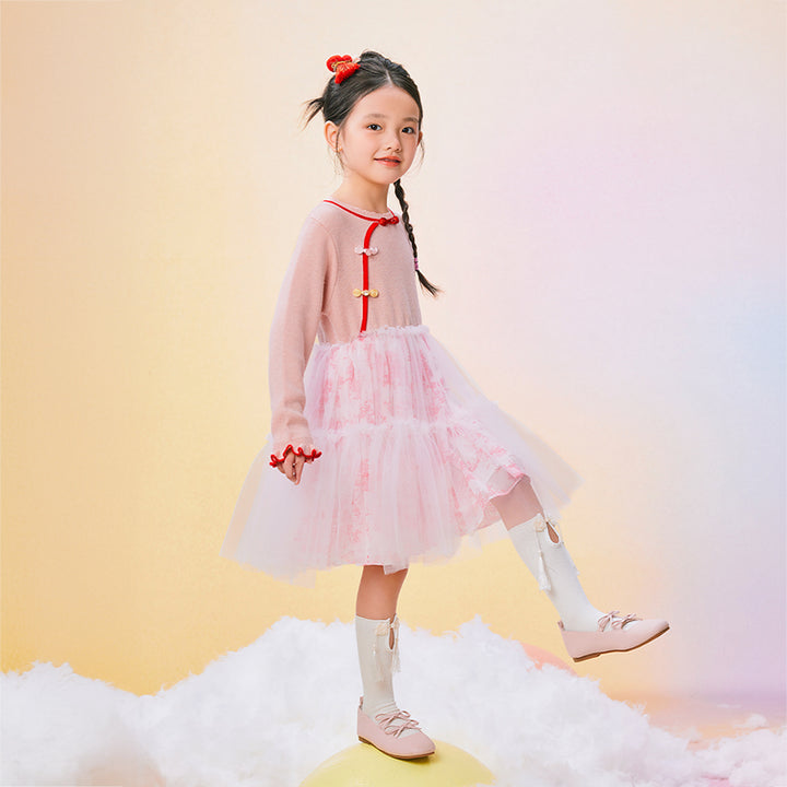 Mandarin Collar Tutu princess dress