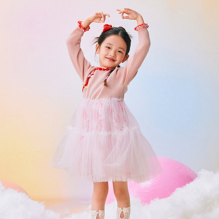Mandarin Collar Tutu princess dress