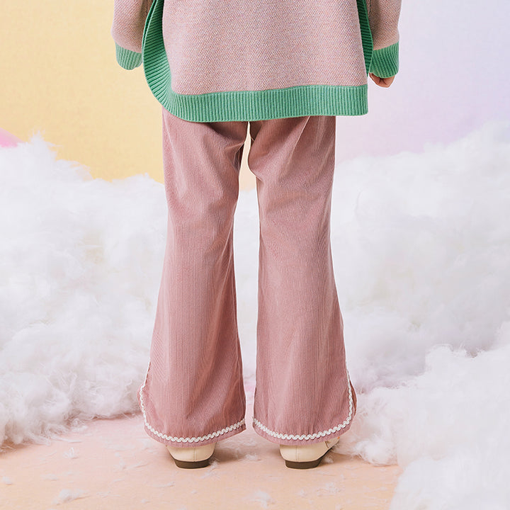 Peach Blossom Corduroy Pants