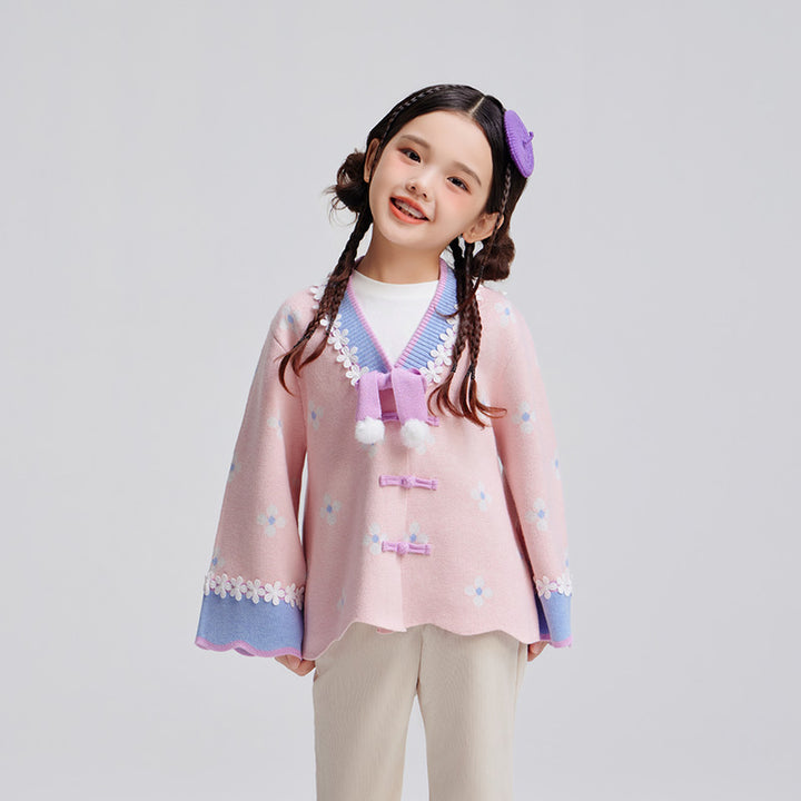 Scarlet Poppy floral Sweater