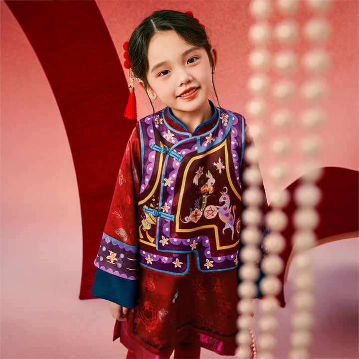 Oriental Fairy Tale Qipao Suit Set