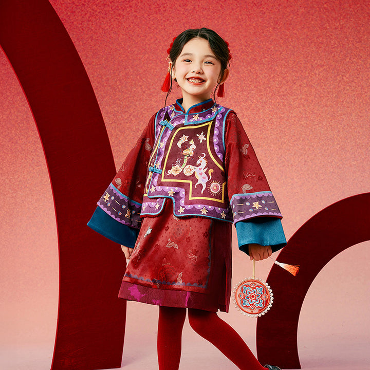 Oriental Fairy Tale Qipao Suit Set