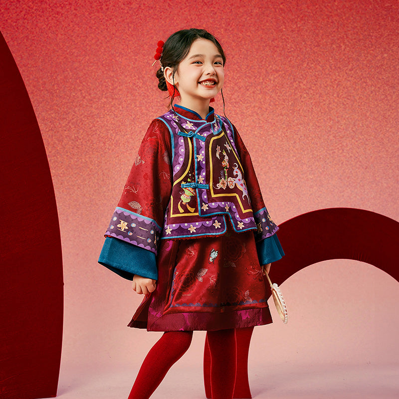 Oriental Fairy Tale Qipao Suit Set