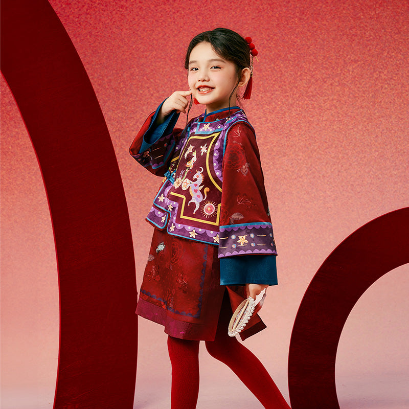 Oriental Fairy Tale Qipao Suit Set