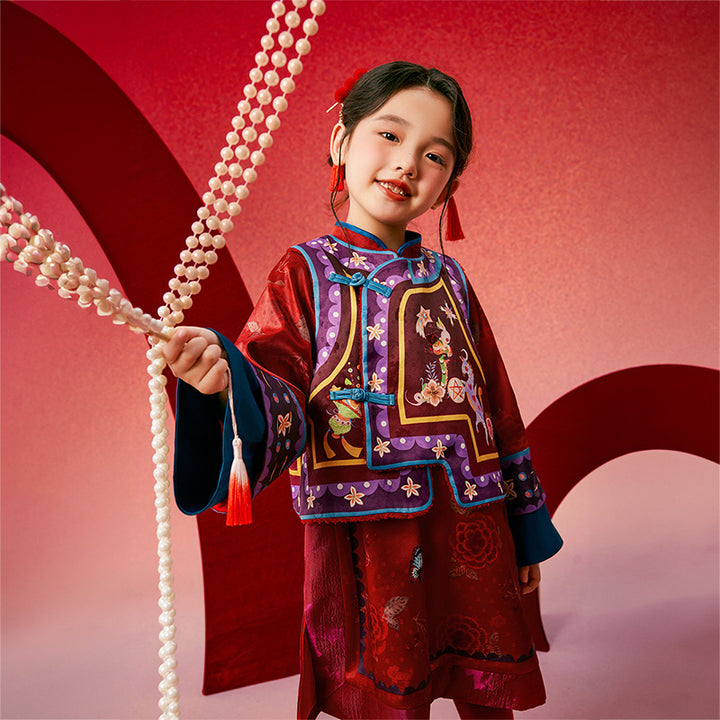 Oriental Fairy Tale Qipao Suit Set