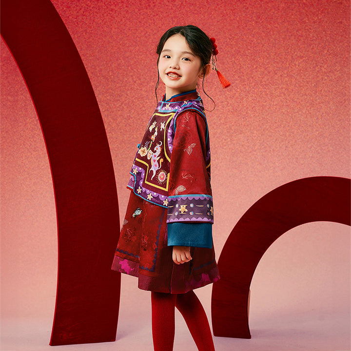 Oriental Fairy Tale Qipao Suit Set