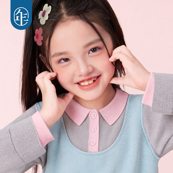 Faux Two-Piece Polo Collar Knit Sweater 假两件翻领针织毛衣