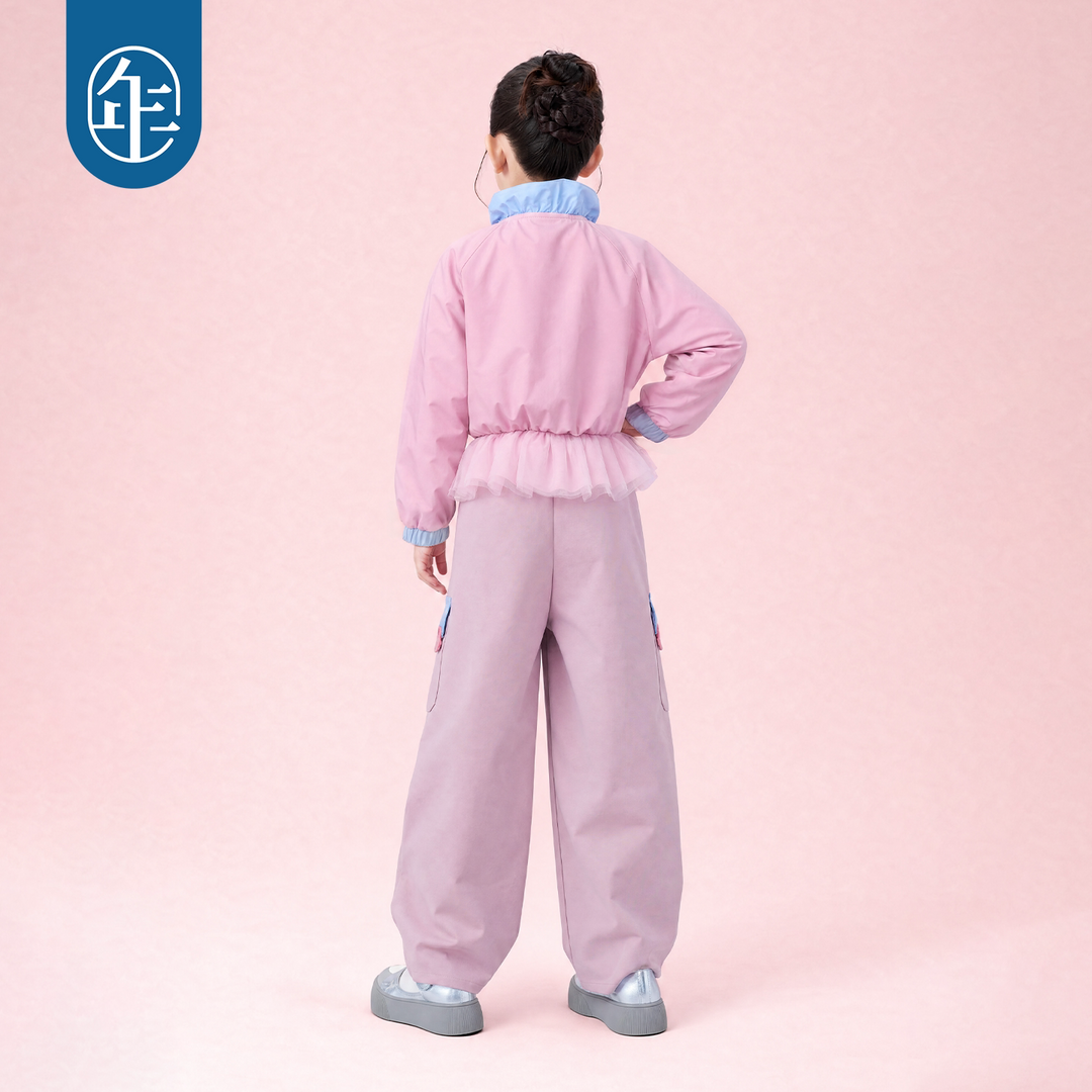 Embroidered-Pocket Balloon Cargo Pants 绣花口袋束脚工装裤