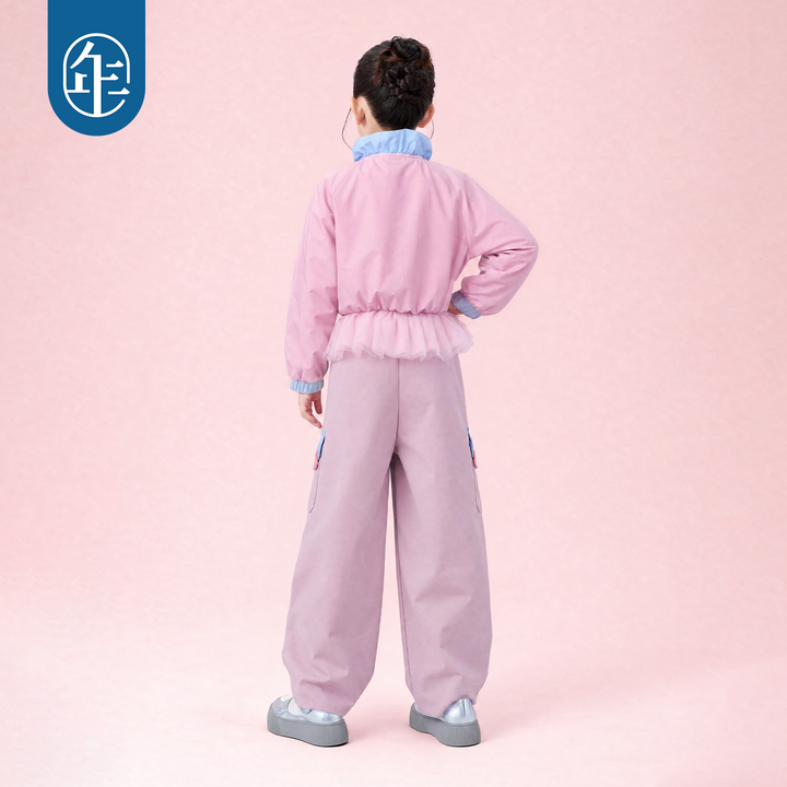 Embroidered-Pocket Balloon Cargo Pants 绣花口袋束脚工装裤