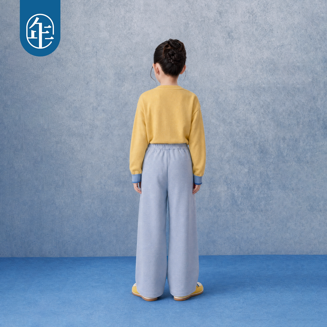 Faux-Fur Ribbon Cotton Sweater 真羊气蝴蝶结毛衣