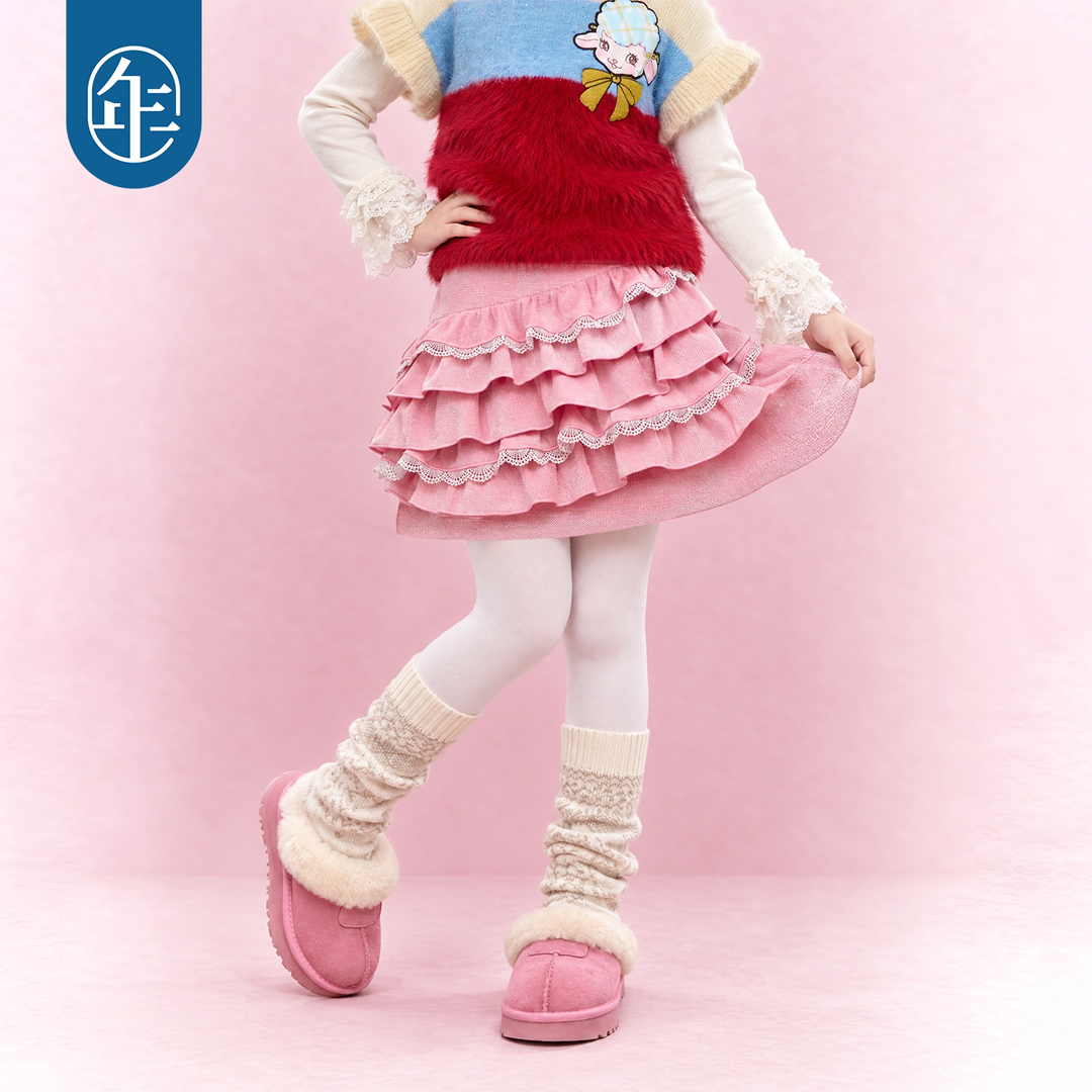 Tiered Lace Ruffle Velvet Skirt 公主蕾丝蛋糕短裙