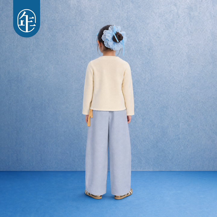 Frog-Button Mock-Neck Knit Sweater 盘扣半高领针织衫