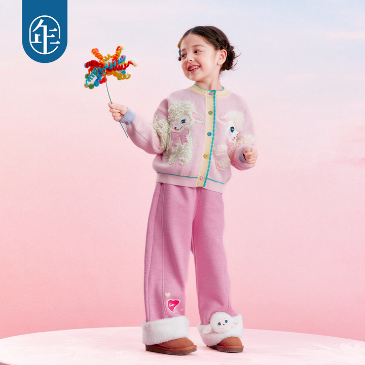 Lucky Lamb Knit Cardigan 卡通小羊针织开衫