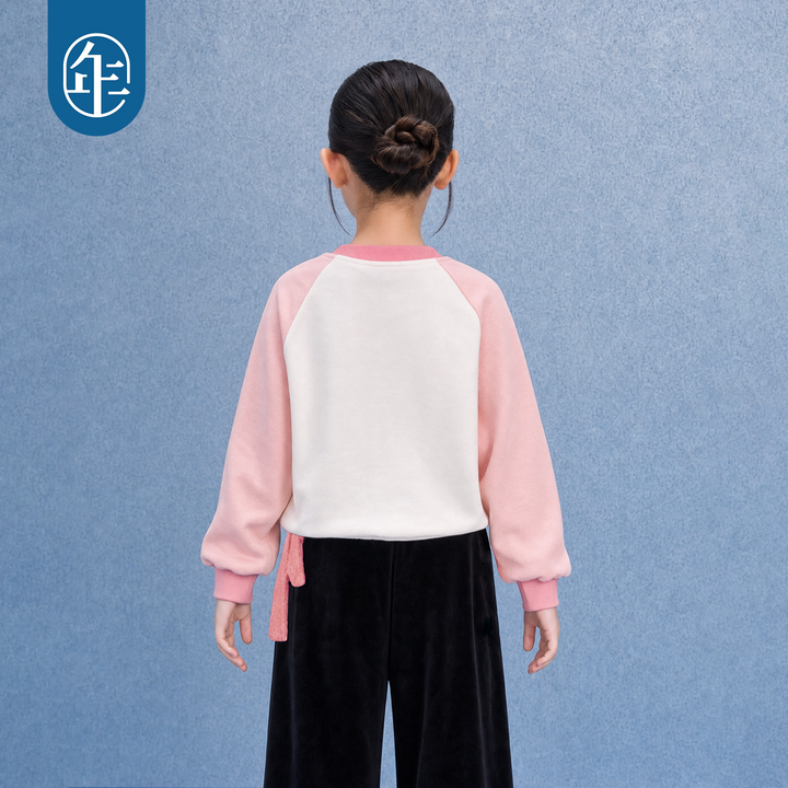 Sequin Cherry Lamb Fleece-Lined Sweatshirt 亮片樱桃加绒卫衣