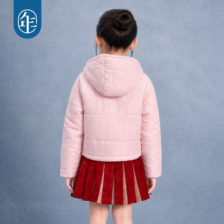 Big Bow Velvet Padded Hooded Jacket 大蝴蝶结连帽棉服