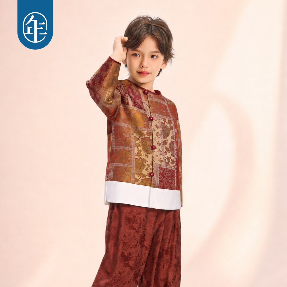 Brocade Tang Jacket & Pants Set 风禾正茂中式唐装套装