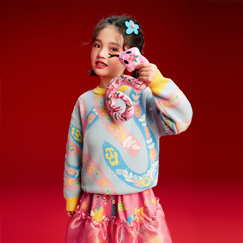 Luck all around sweater