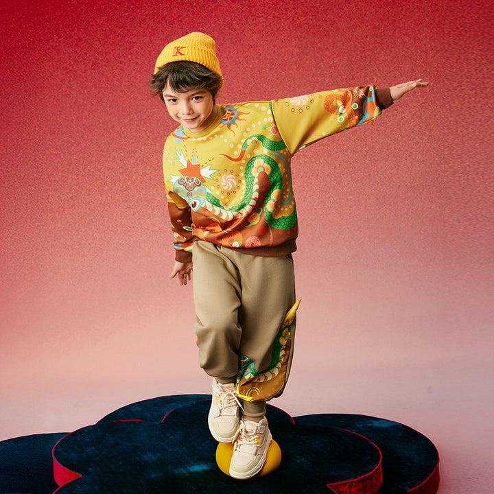 Joyful Thunder Snake Fleece Sweat