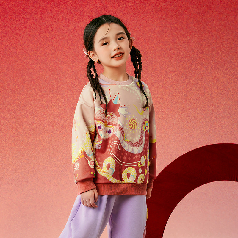 Joyful Thunder Snake Fleece Sweat