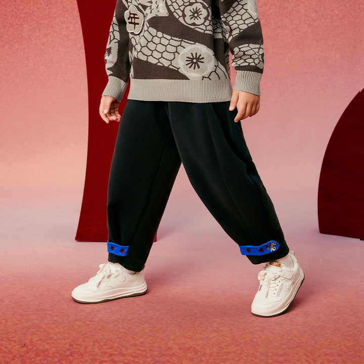 Fortune Snake Casual Fleece Pants