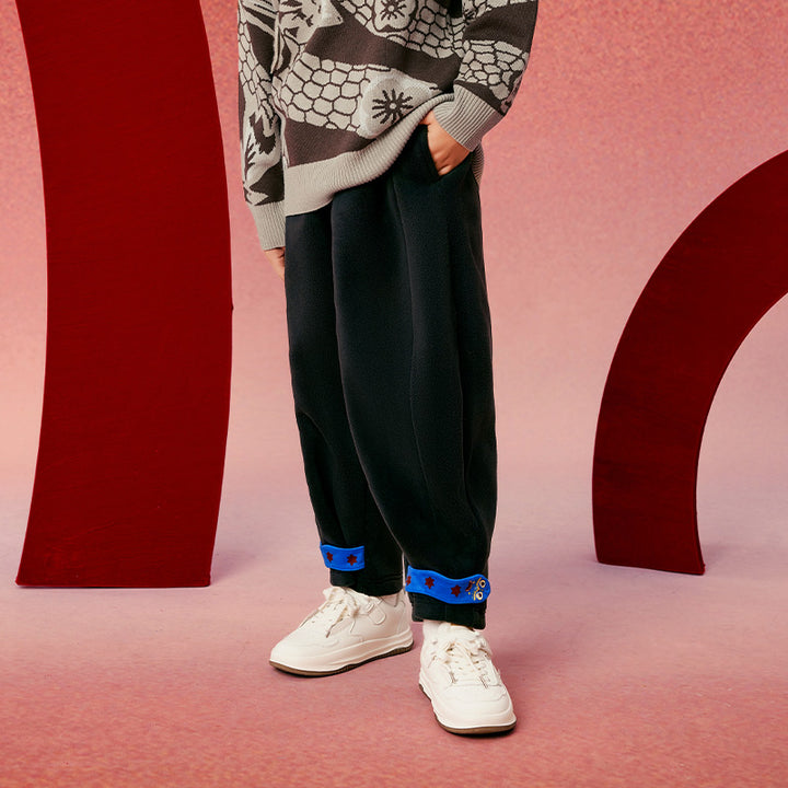 Fortune Snake Casual Fleece Pants