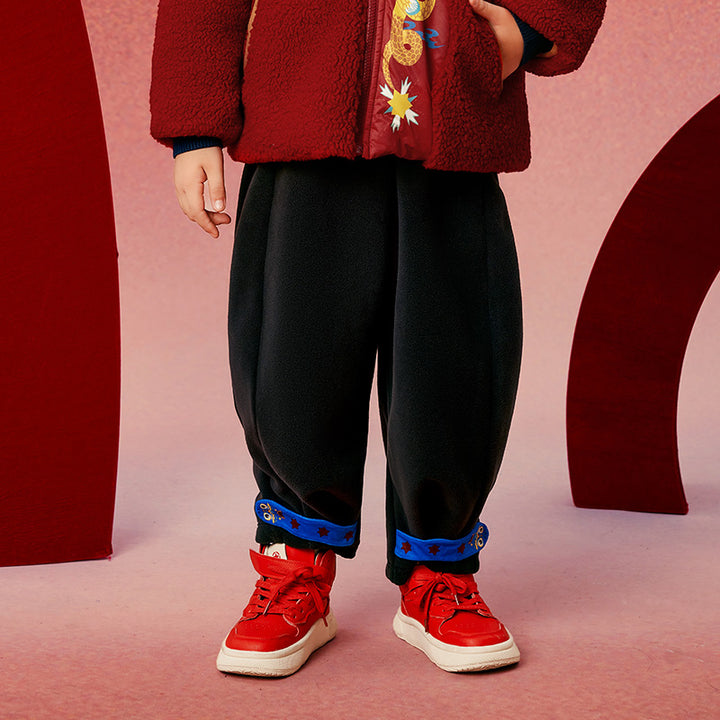 Fortune Snake Casual Fleece Pants