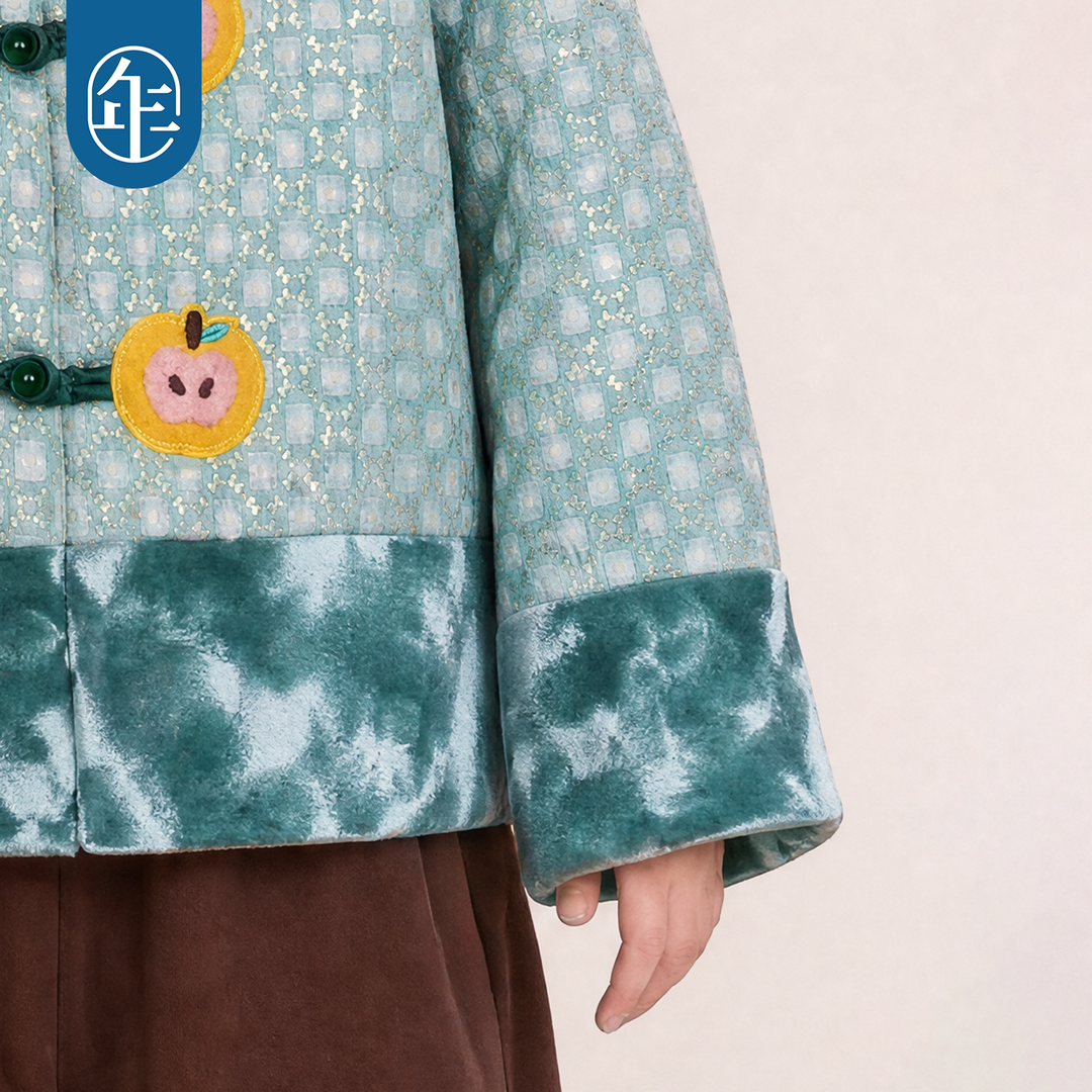 Apple Button Brocade Tang Jacket 苹果森林中式唐装外套
